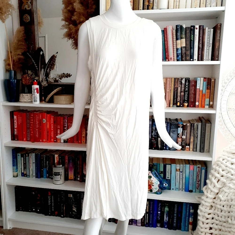 NEW Eloquii White Sleeveless Dress P6135 - Picture 2 of 11